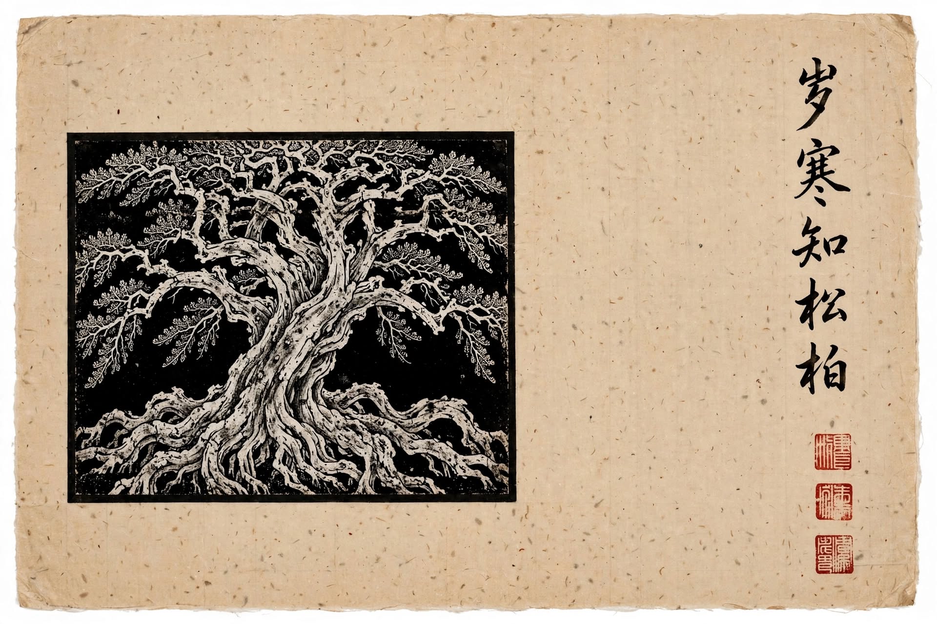 Ancient Evergreen Pine Collector — yin rubbing