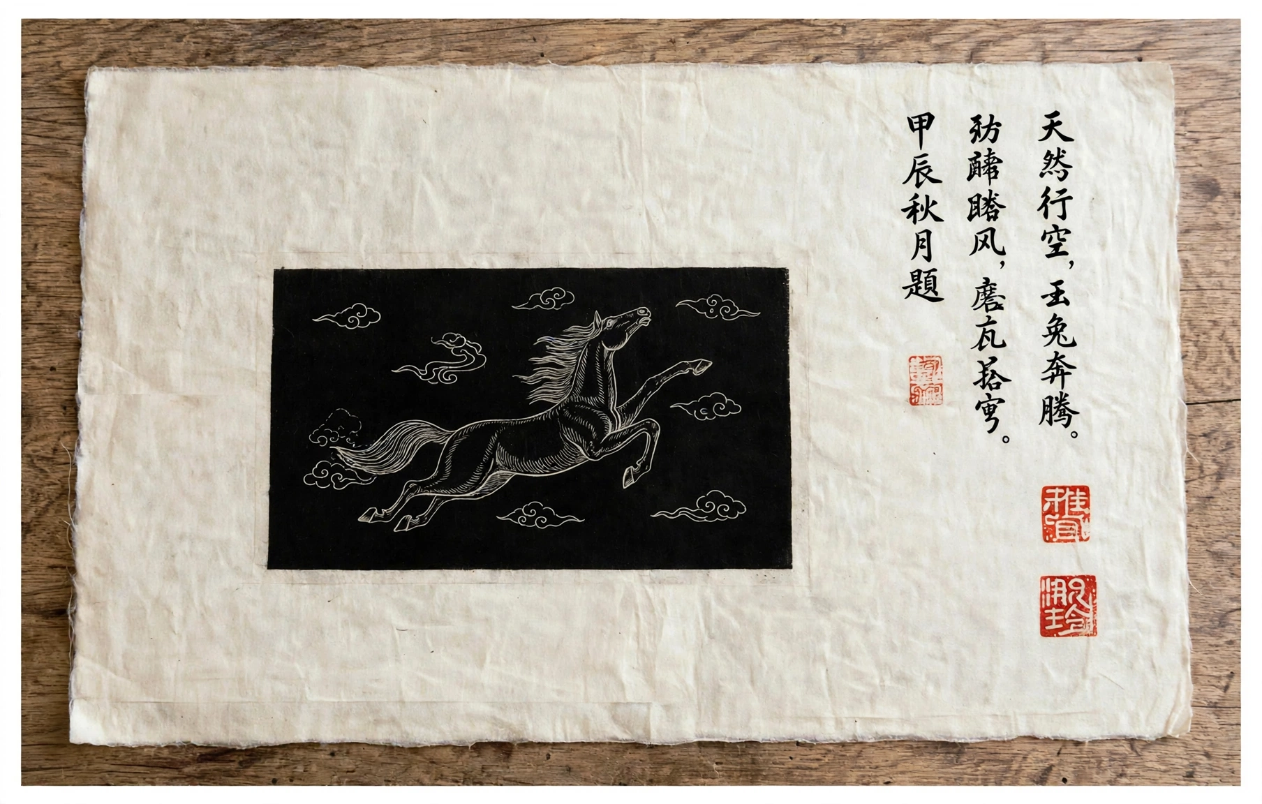 Tianma Collector — yin engraved rubbing